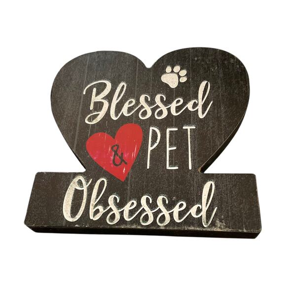 Blessed & Pet Obsessed Sign Ribbon Bundle Set, Paw Print DIY Wreath Making Kit - Picture 6 of 6